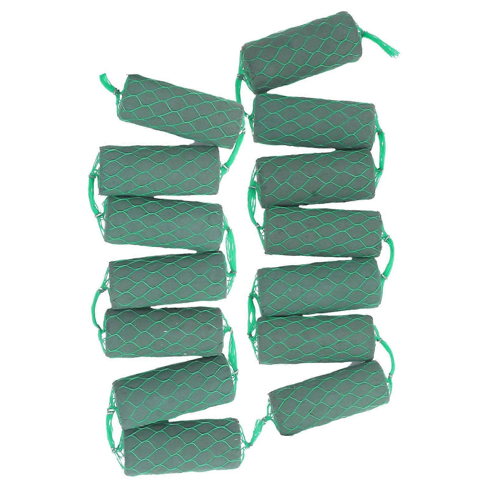 Floral Craft Foams Foam Garland Moisturizing Performance Easy to Use Green 13.00X5.50X5.50CM For Flower Shops 1Set