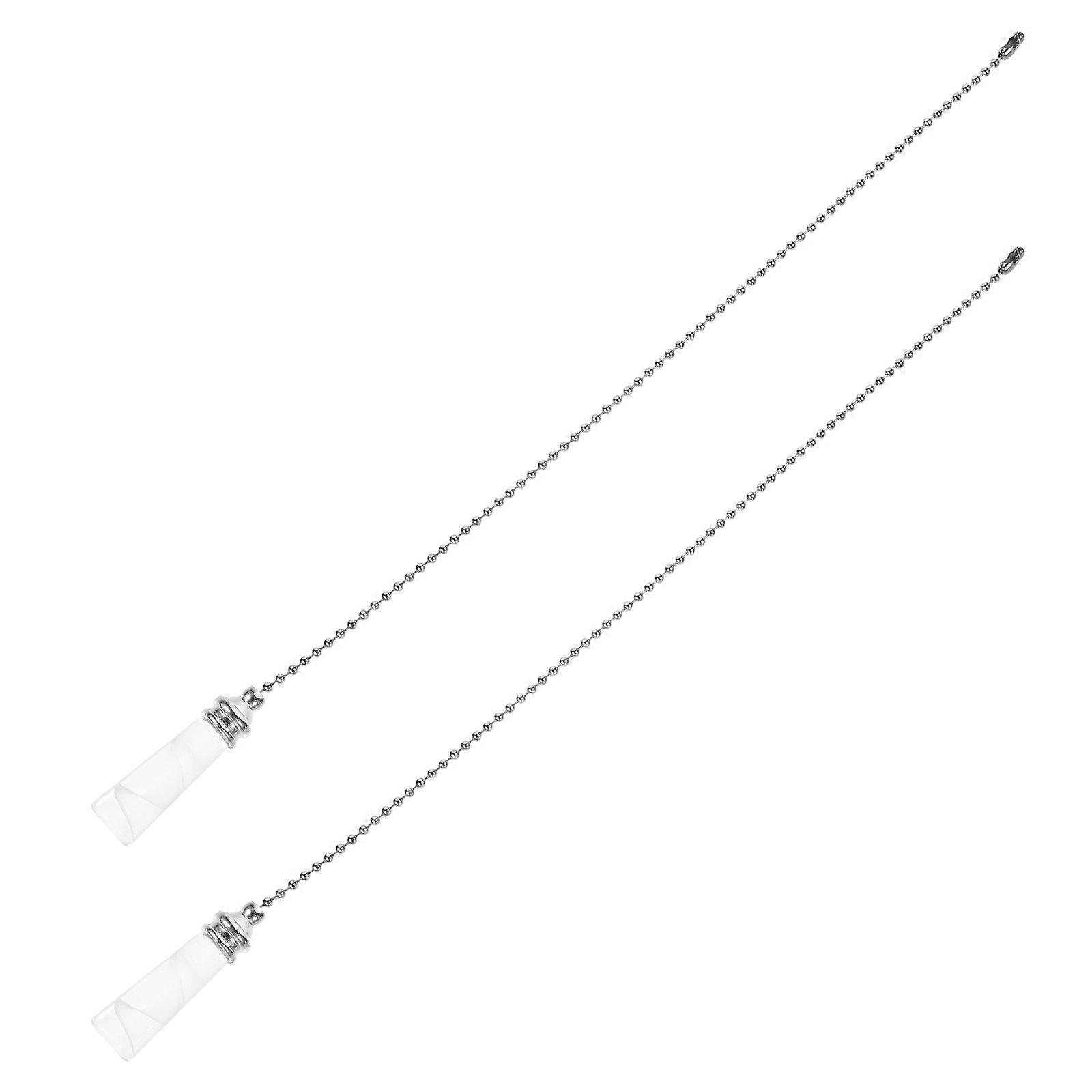 6Pcs Pull Chain Extender for Ceiling Light Fan Glass Column Style