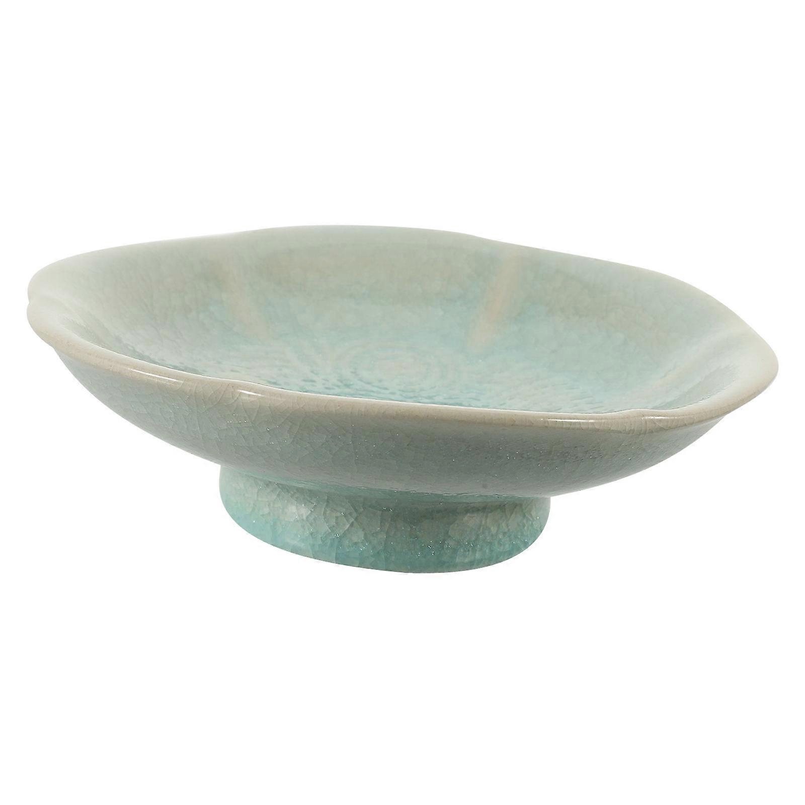 Ceramic Serving Plate for Food Storage 5Pcs Blue Dessert Plates