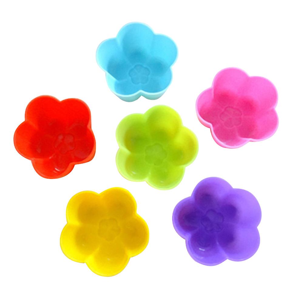 Silicone Cupcake Mold for Baking Use 72Pcs Colorful Heat Resistant Liners