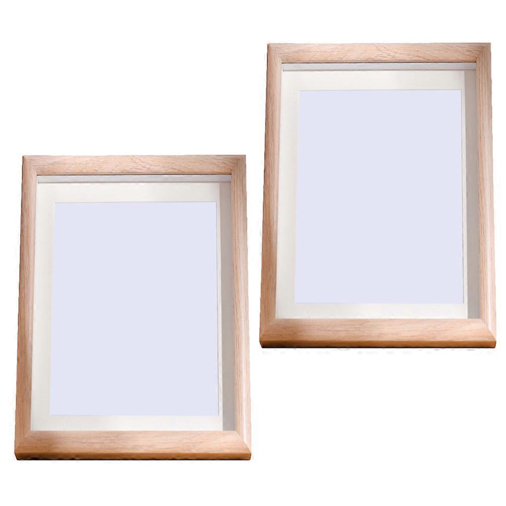 Vintage Photo Frames Wooden Picture Frames for Wall Mount 2Sets