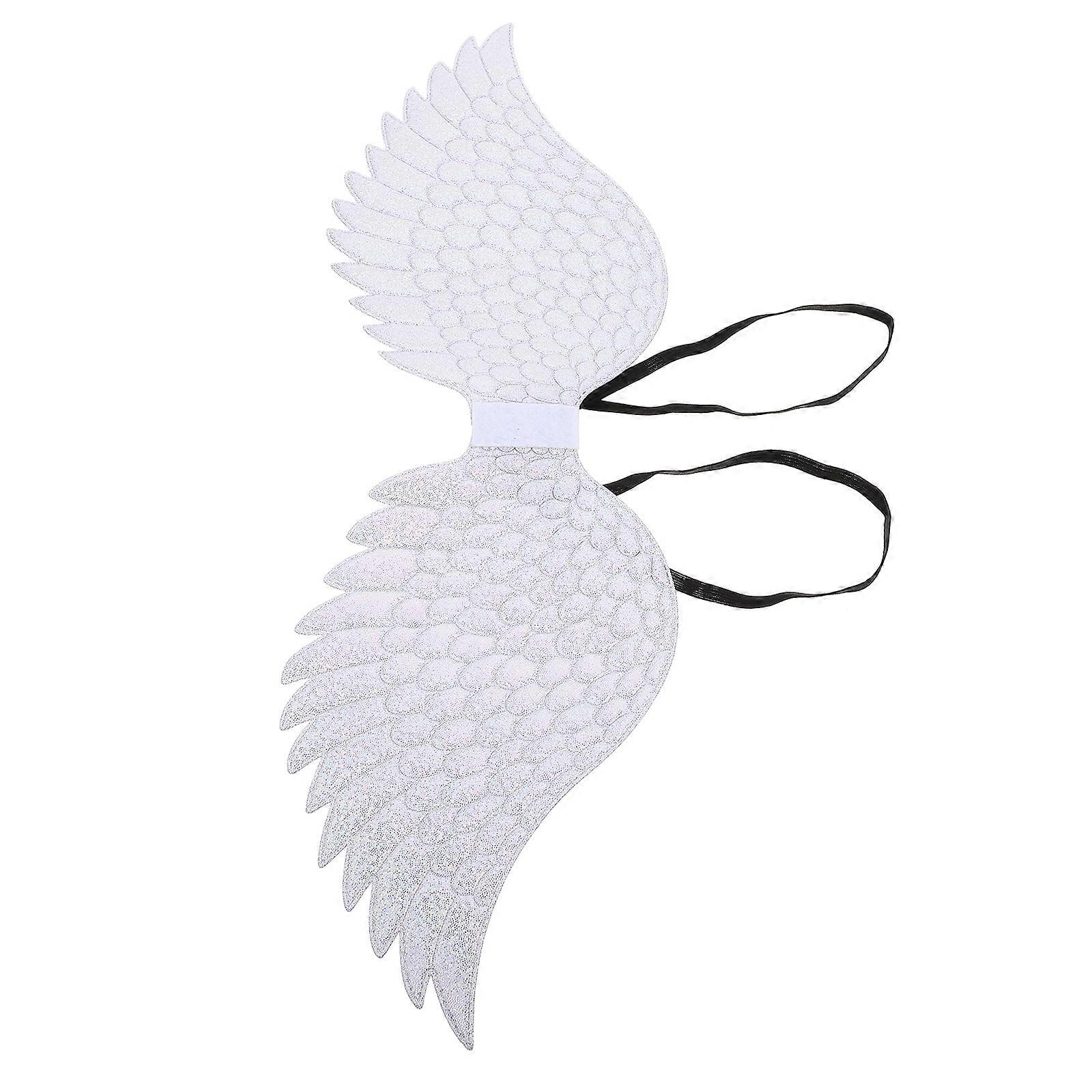 2Pcs Children Model Decor for Costume Prop Silver Cloth