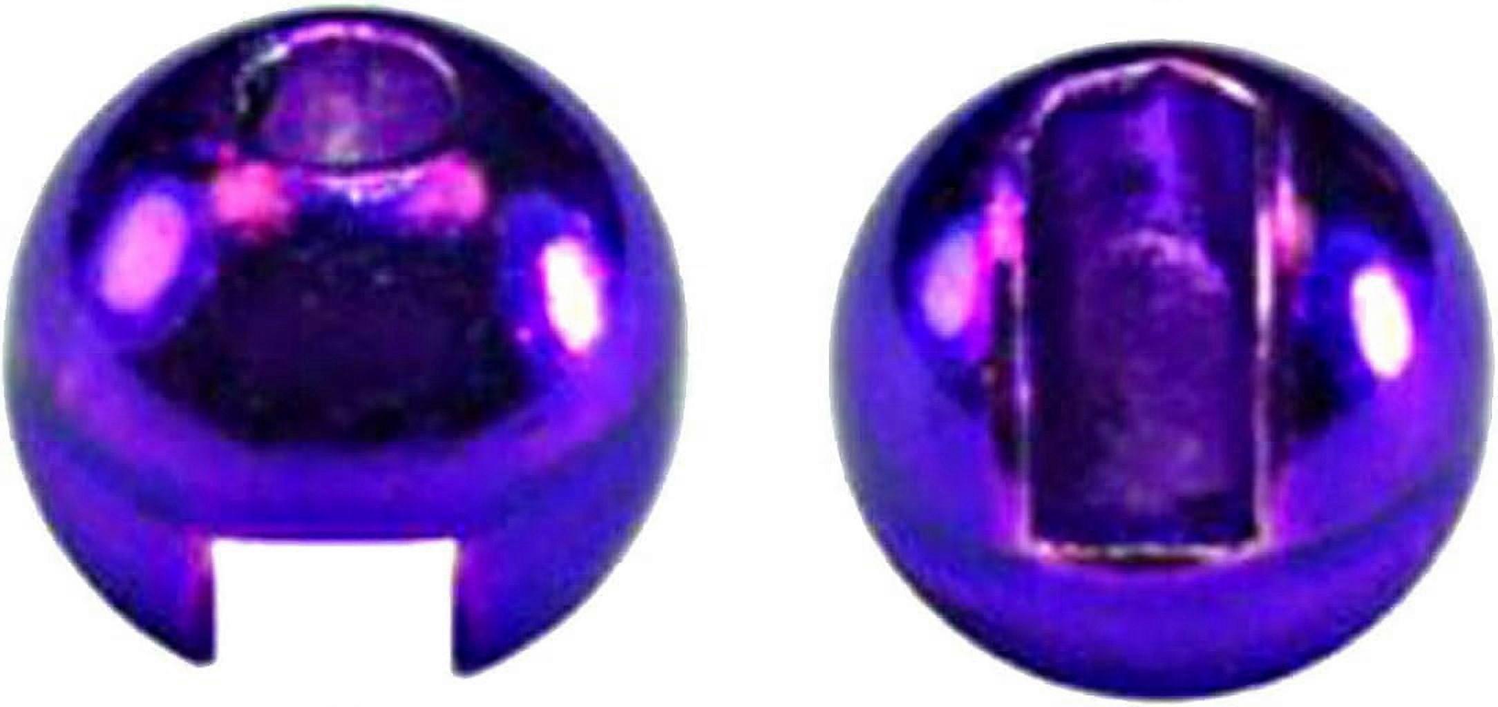 2 cuentas de tungsteno moradas de 3,3 mm (1/8")