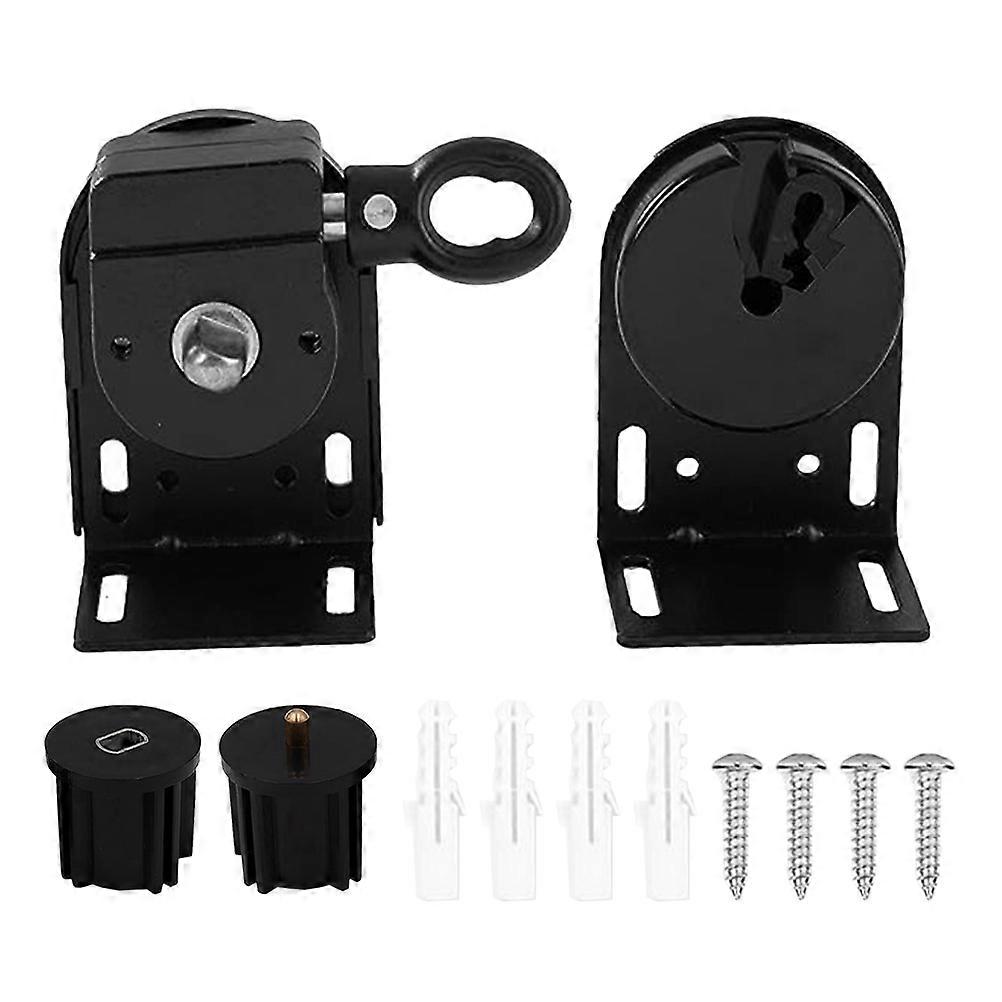 4Pcs Black Sunshade Replacement Bracket Cordless Parts for Roller Blinds