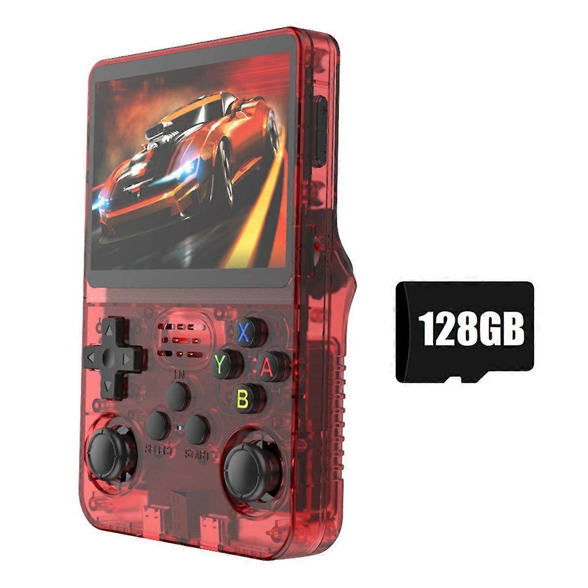 K36S R36S Console de jeu rétro 128GB système Linux 3,5 pouces IPS écran D