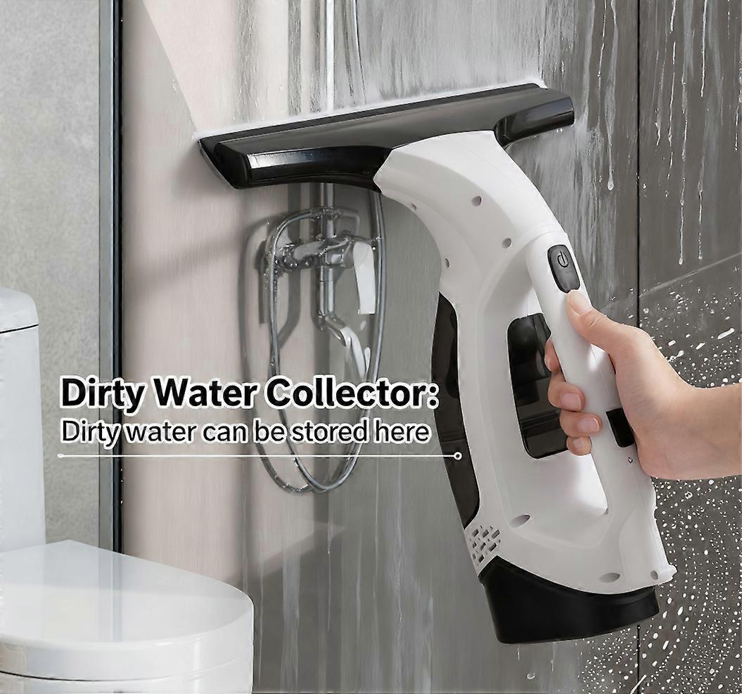 Handheld Electric Window Cleaner - Powerful Suction Portable Glass Wiper, Efficient Absorption Cleaning for High-Rise Windows -HK1016