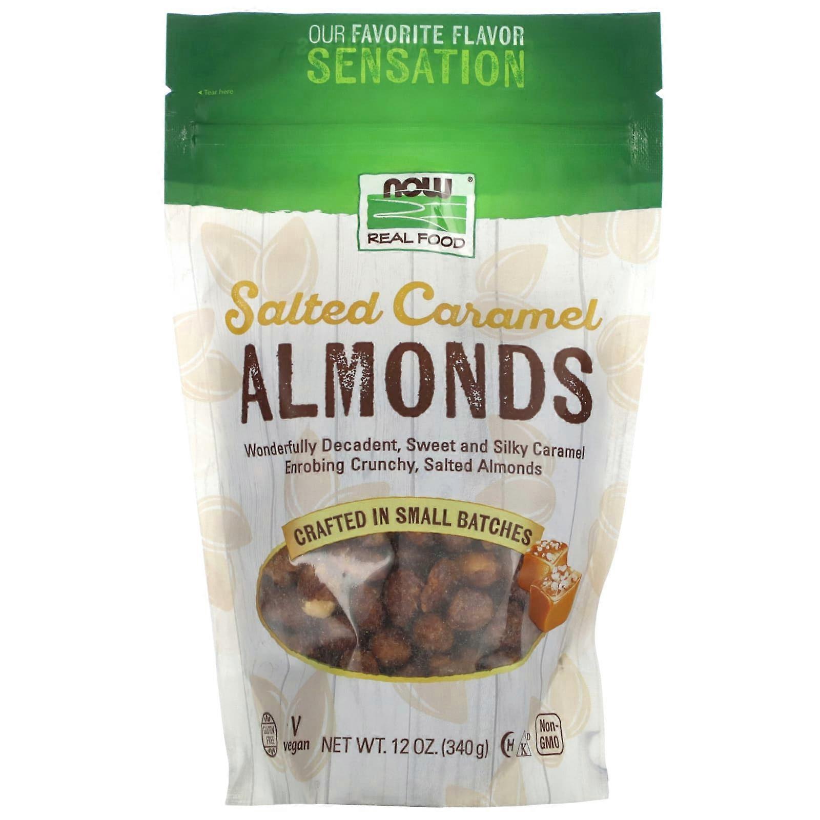 Almonds, Salted Caramel, 12 oz (340 g)
