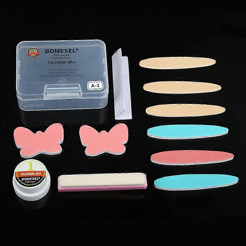 Make Up Set Nail Buffer Block Files Manicure Buffers For Nalis Care Tools High Qualtity Nail Care Buffering Cream Manicure Set
