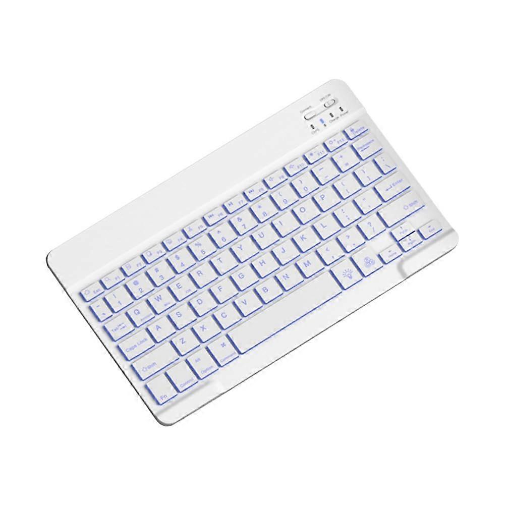 10inch Backlit Keyboard Bluetooth Portable Mini Wireless Keyboard For Cell Phones Tablets And Laptops Mute