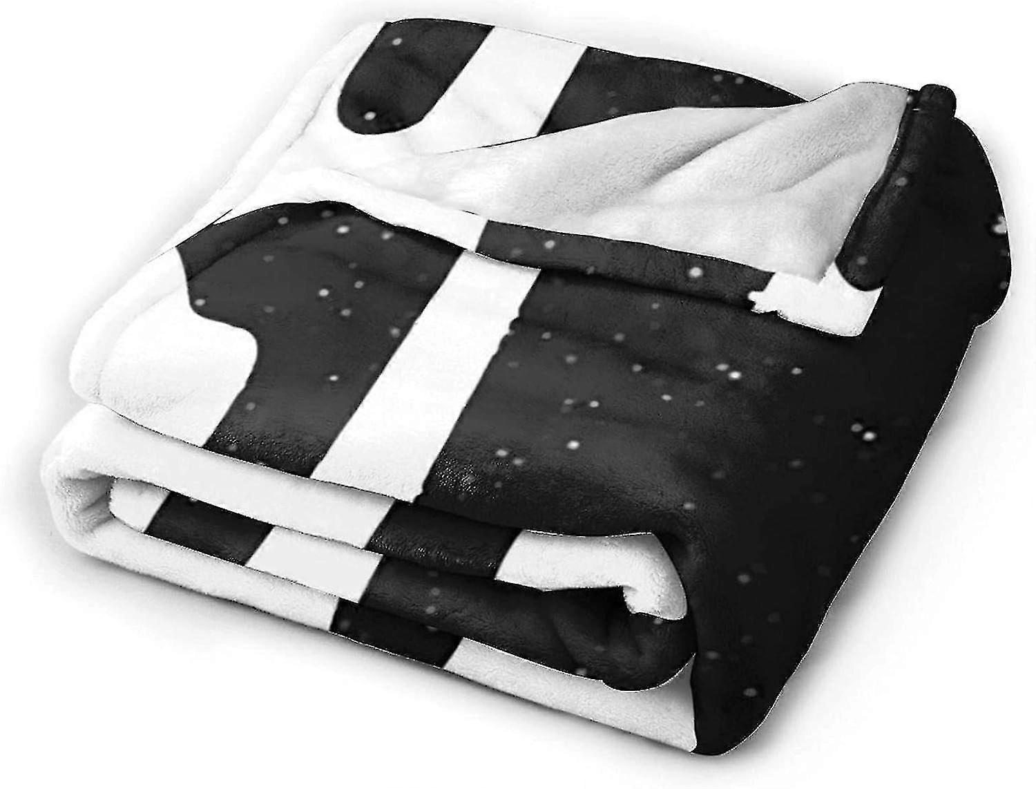 Plyšové flanelové deky - Deka z sherpa materiálu Dripping Space - Prošívané deky z mikrovlákna do ložnice, kanceláře a všech ročních období