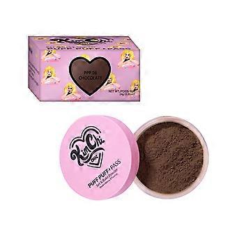 Chocolate brown 24g (24g) - Lightweight, matte, breathable, oil-controlling setting powder for a girly look.
