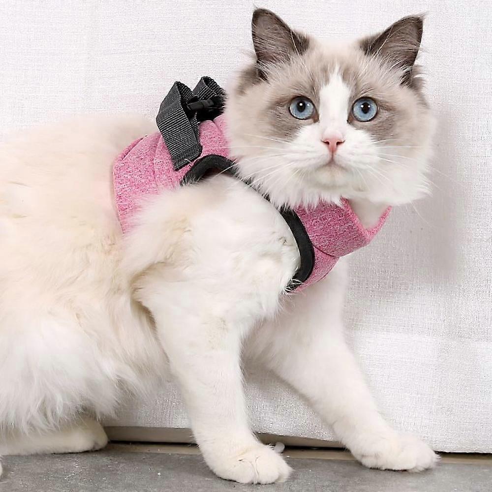 Cat Harness Escape Proof Small Cat And Dog Soft Mesh Vest Harnesses Adjustable Pet Harness