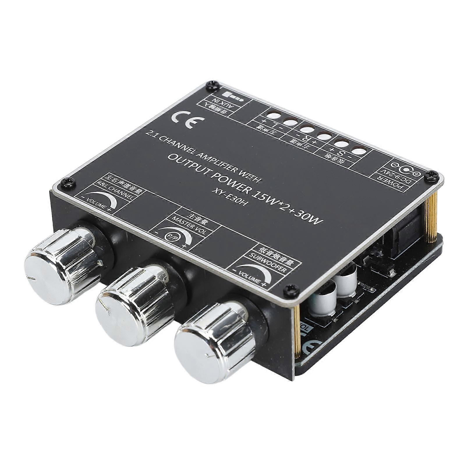 XY E30H 2.1 Channel Bluetooth Power Amplifier Board APP Control Bluetooth Amplifier Board Module for DIY Bluetooth Speaker 