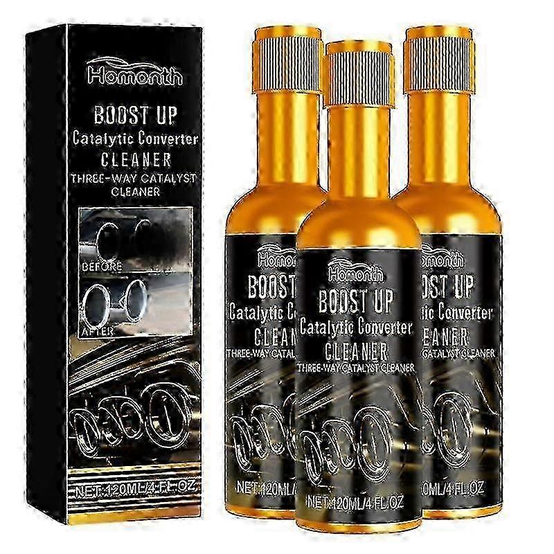 3Pcs Boost Up Vehicle Engine Catalytic Converter Cleaner DeepCleaning Multipurpose