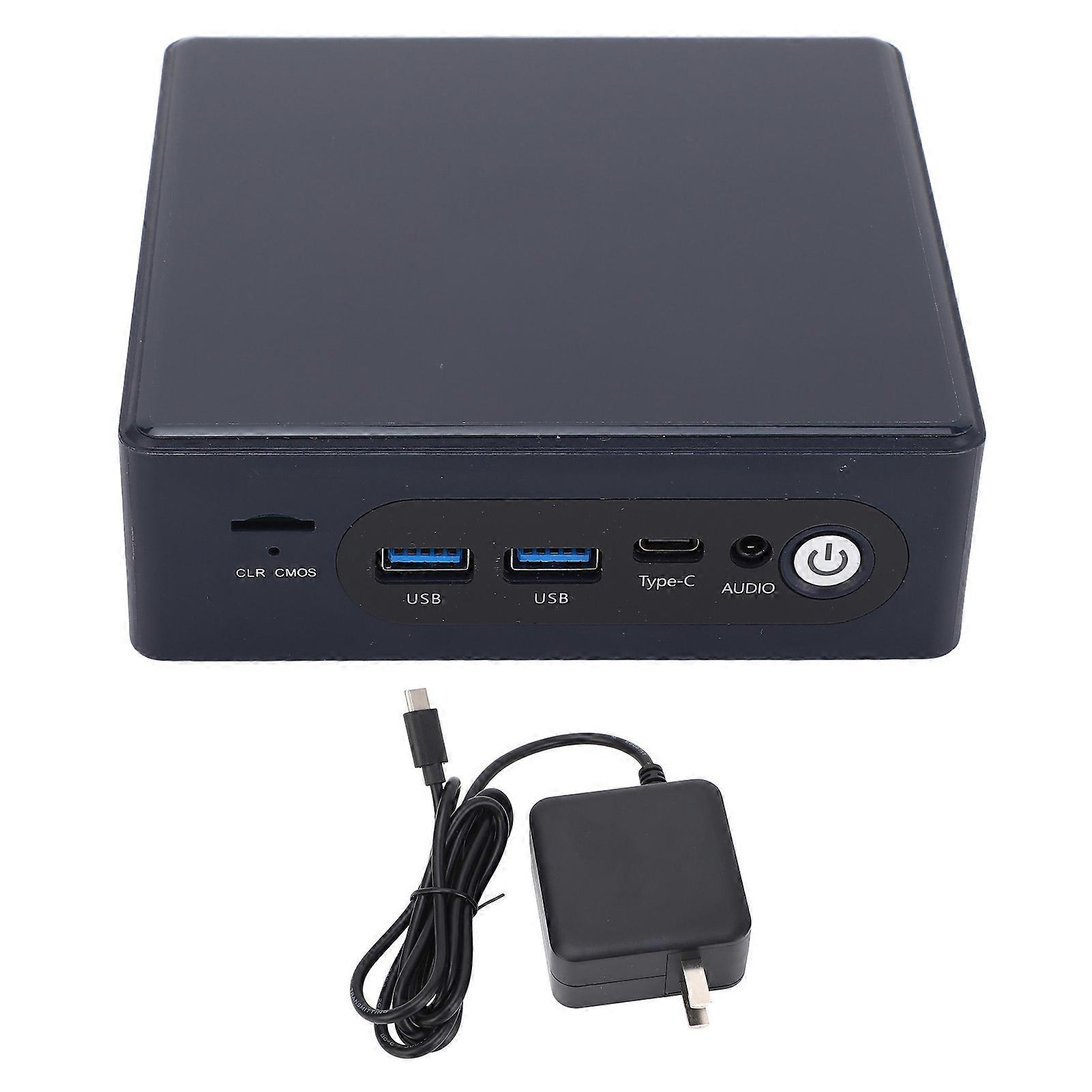 Mini PC 5G WIFI 12th Gen 8+256G Compact CPU Small Desktop Computer for Office Black