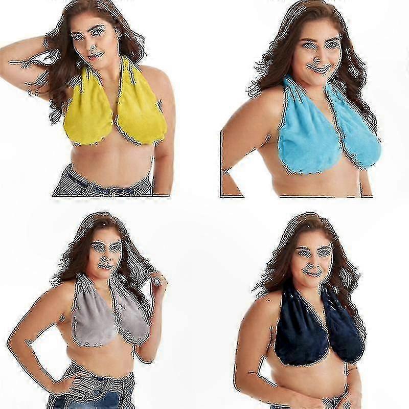胸罩毛巾，浴巾，挂脖，乳房包裹，乳房，挂脖，女士护理巾