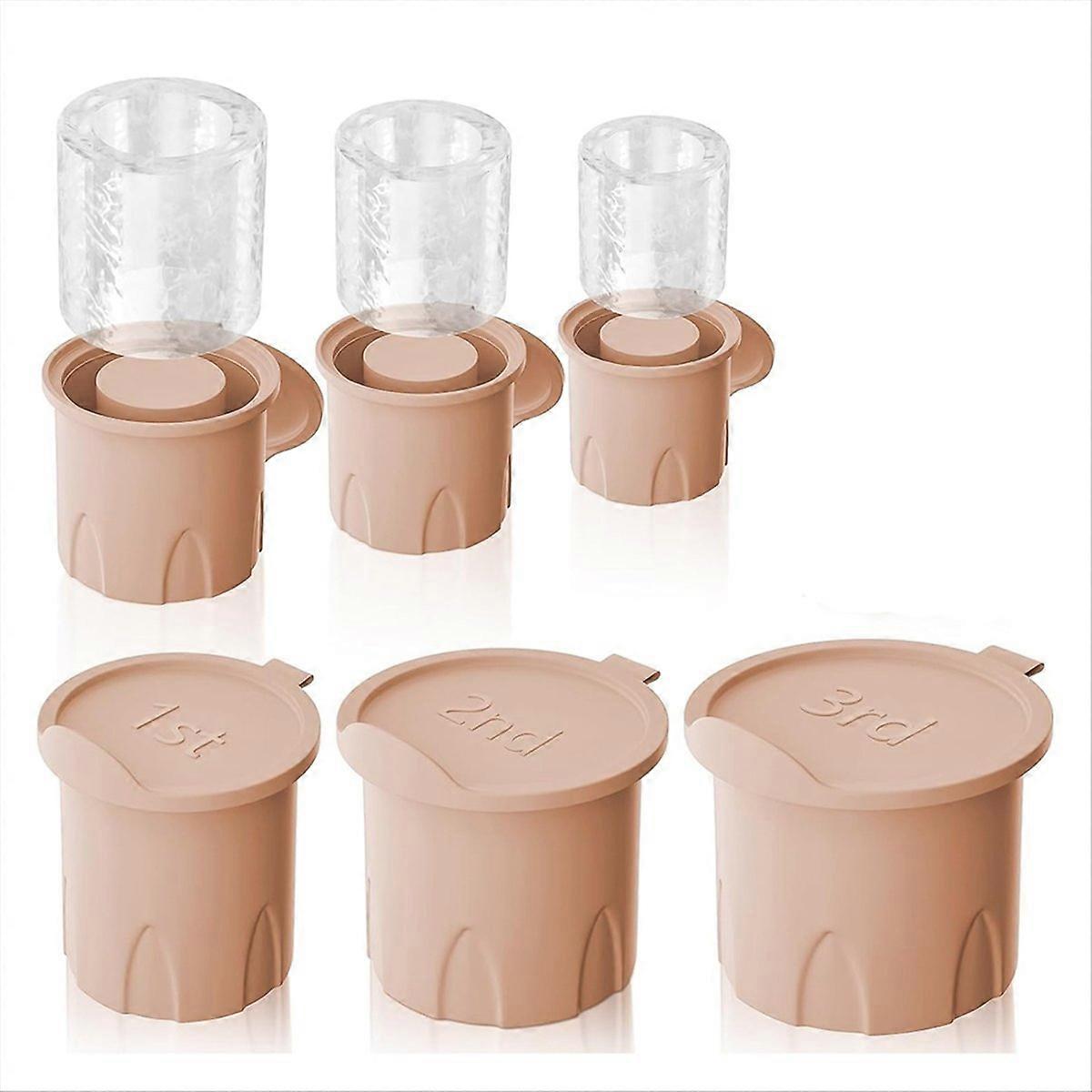 Vassoio per cubetti di ghiaccio per Tumbler/Stanley Cup, stampo per ghiaccio cavo in silicone, A