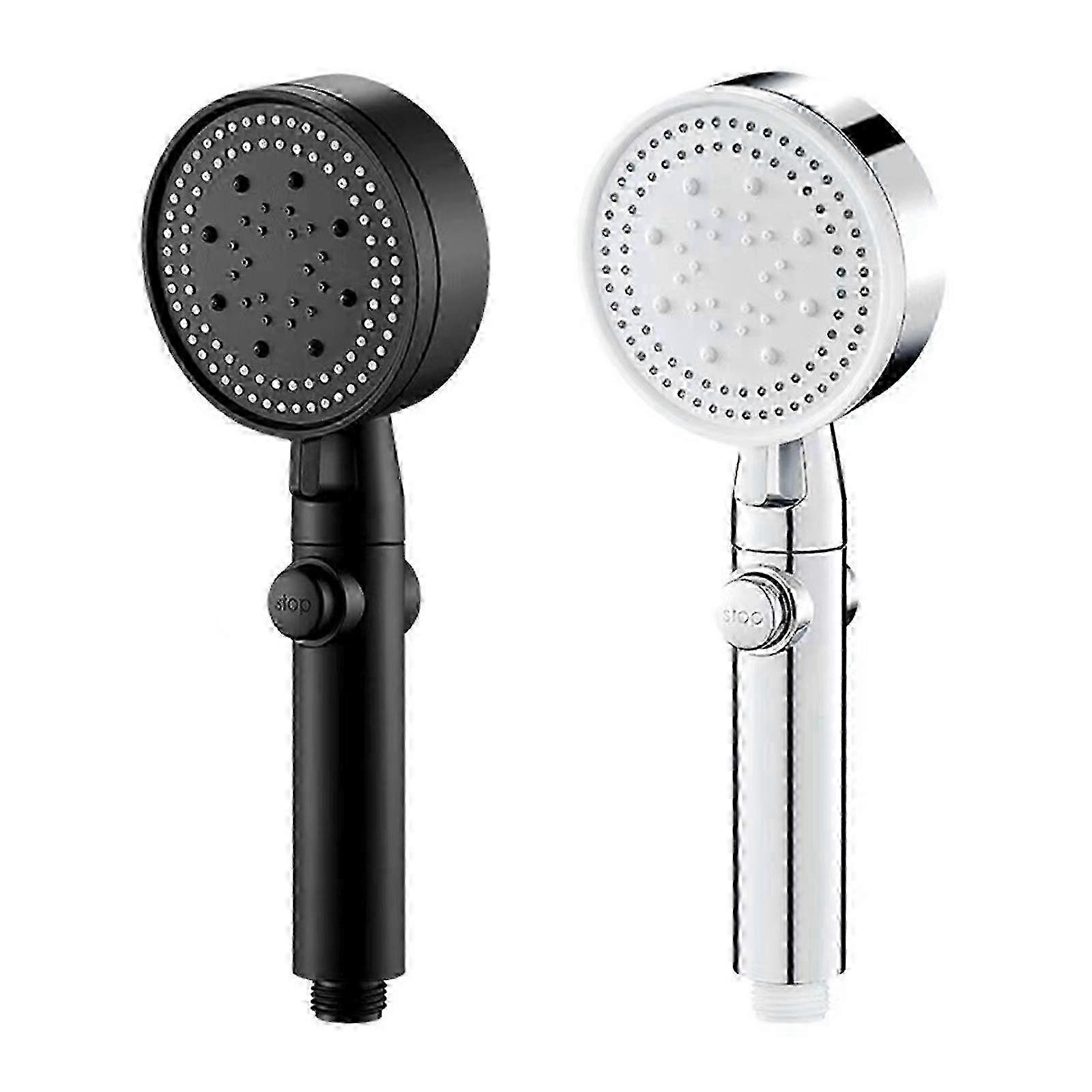 Handheld Shower Head with 5 Modes - Water Saving Button