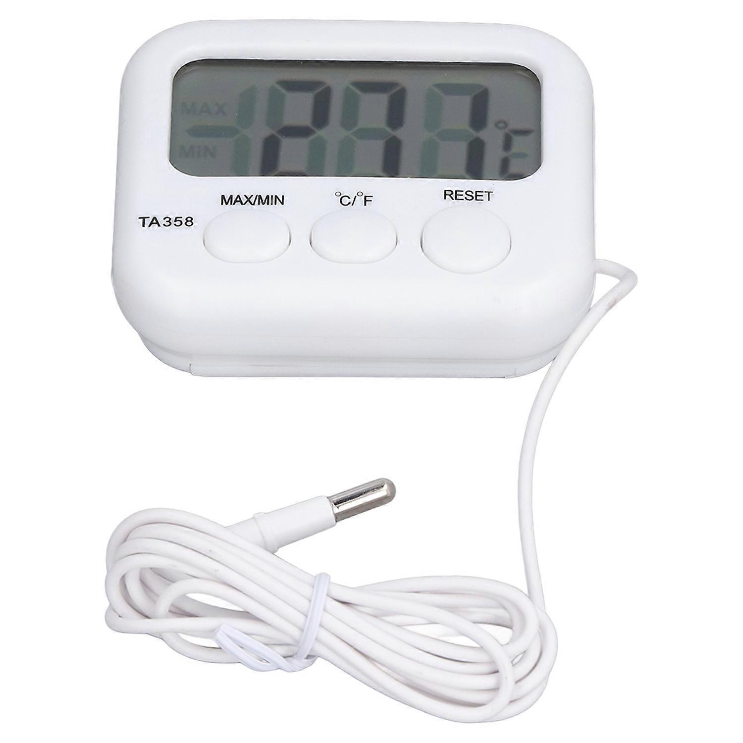 Water Thermometer LCD Digital Display Temperature Measuring Tool for Fish Tank Aquarium