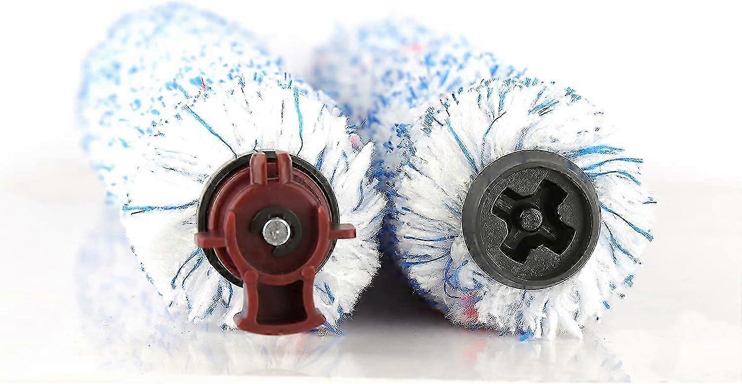 Replacement Accessories 2 Multi-Surface Roller Brushes + 2 Filters for BISSELL Crosswave Series 17132 and 2225N: