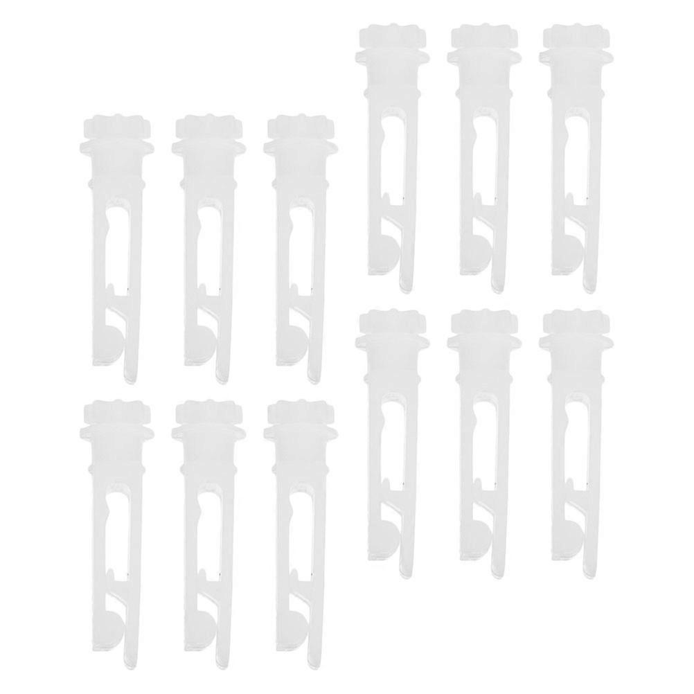 Vertical Blind Stem Replacement White PVC Stems for Window Carrier 12Pcs