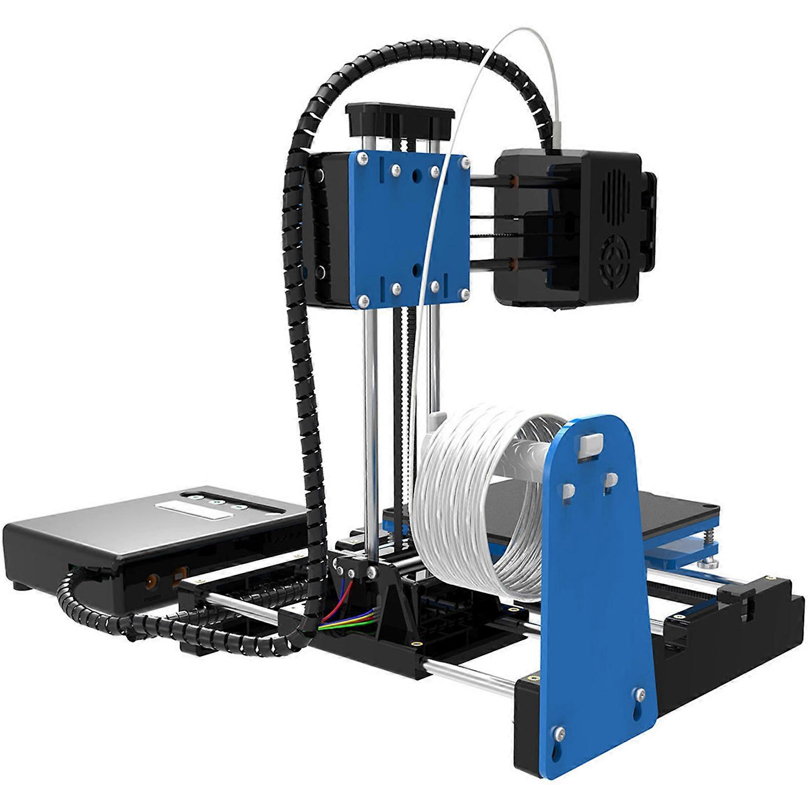 3D Printer Manufacturer Toy Home Desktop 100X100X100mm Printing Size Support Single Key Printing for Education Students Multicolor