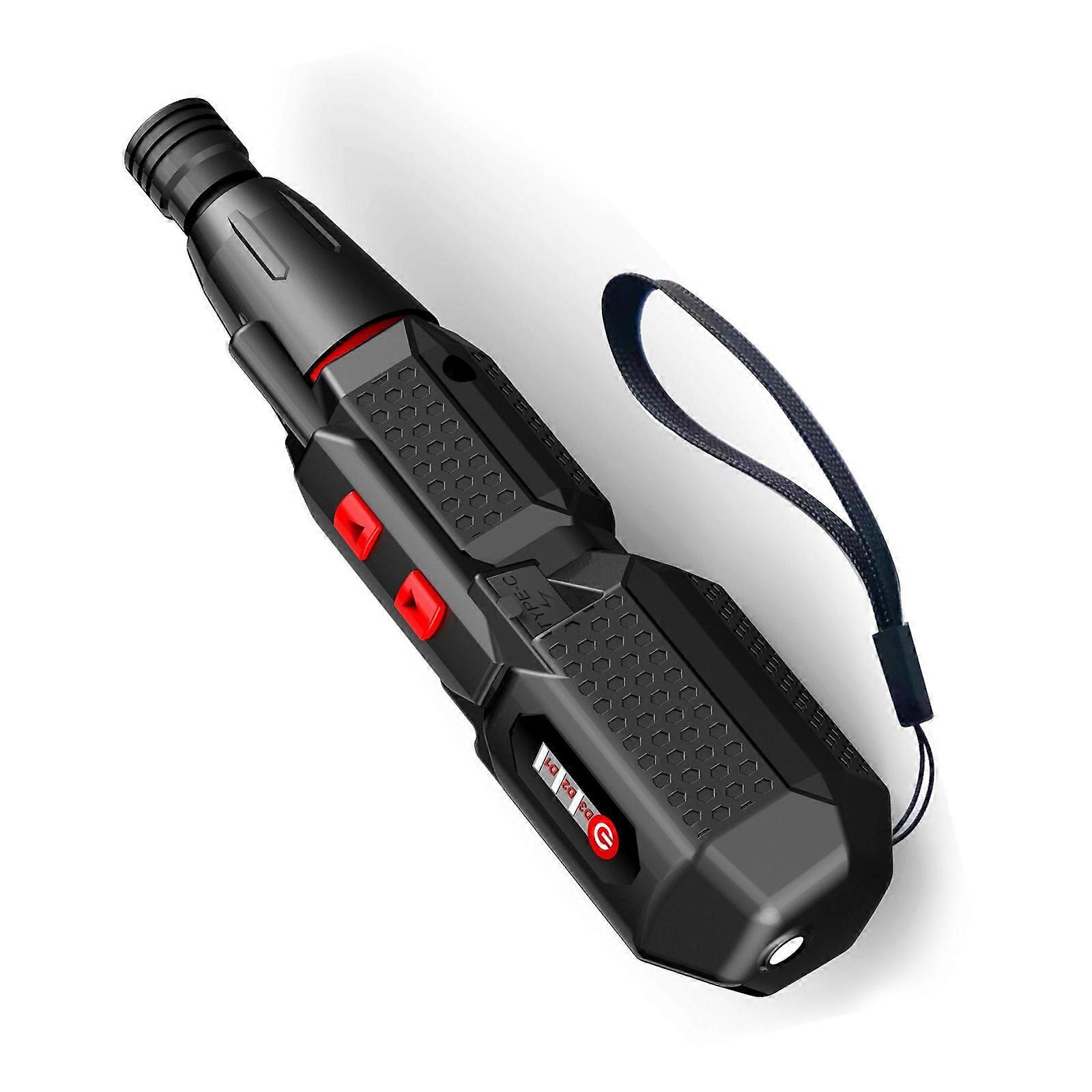 Rechargeable Electric Screwdriver 280RPM 10Nm Manual Mode 13 in 1 Kit With Double Illumination for Dark Space Assembly Multicolor