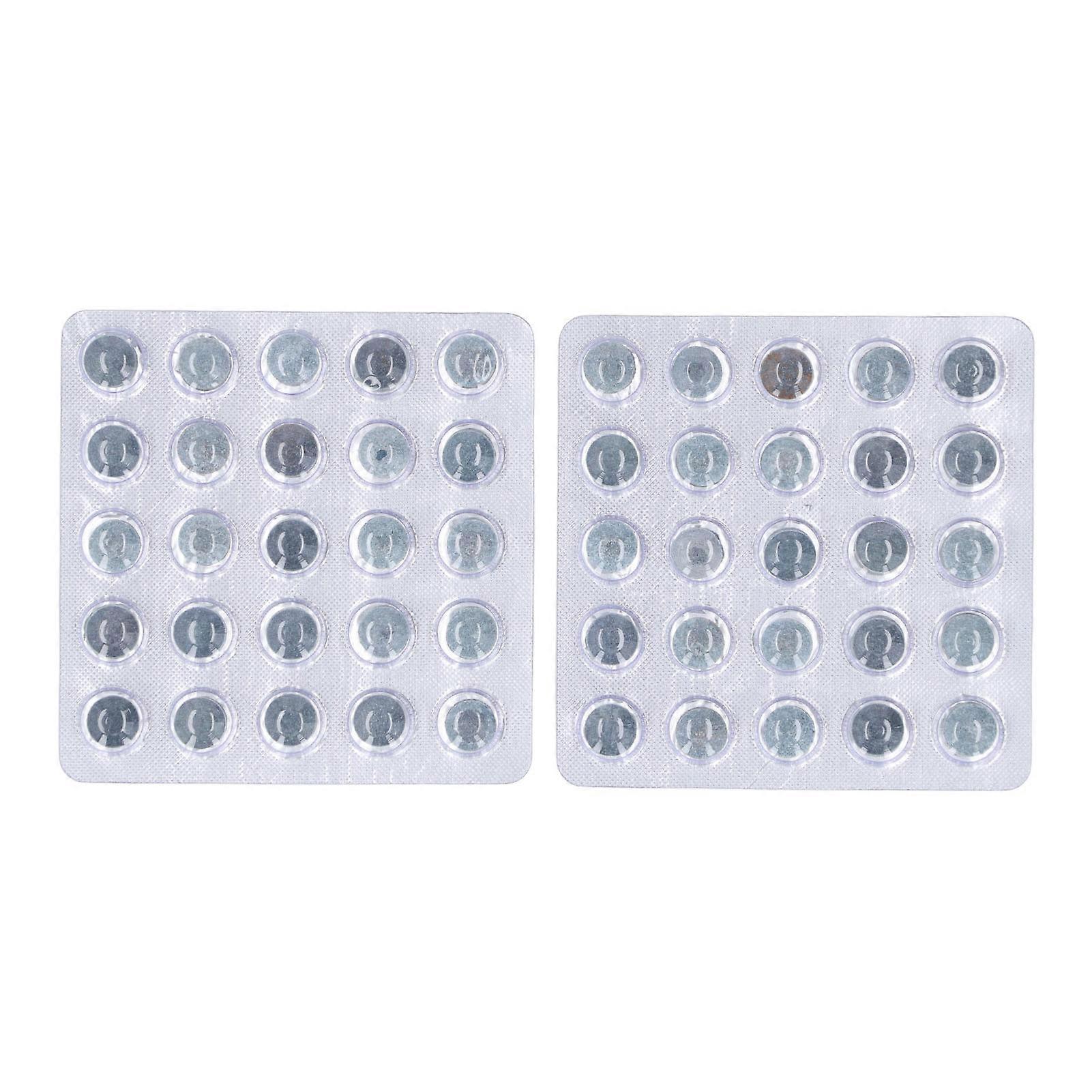 50PCS Pool Cue Tips PU Quick Fix Medium Pool Stick Replacement Tips for Billiards Pool