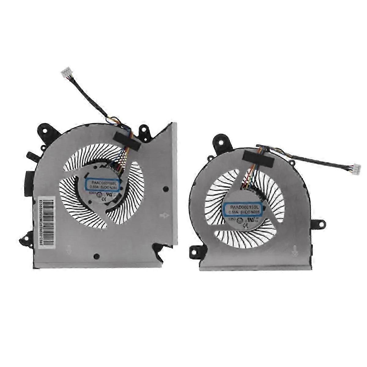 CPU + GPU Cooling Fan suitable for MSI GF63 MS-16R1 MS-16R2 GF65
