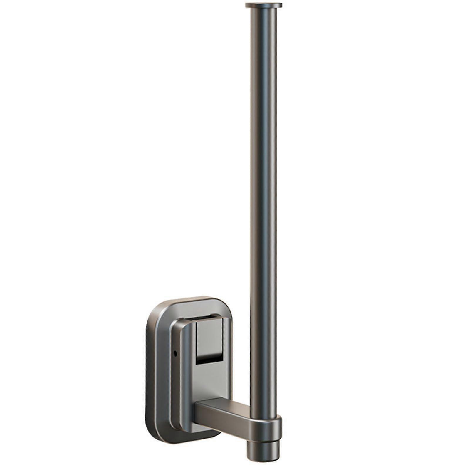 Paper Towel Holder with Strong Suction Mount, Vertical or Horizontal Wall Mounted Dispenser for Kitchen