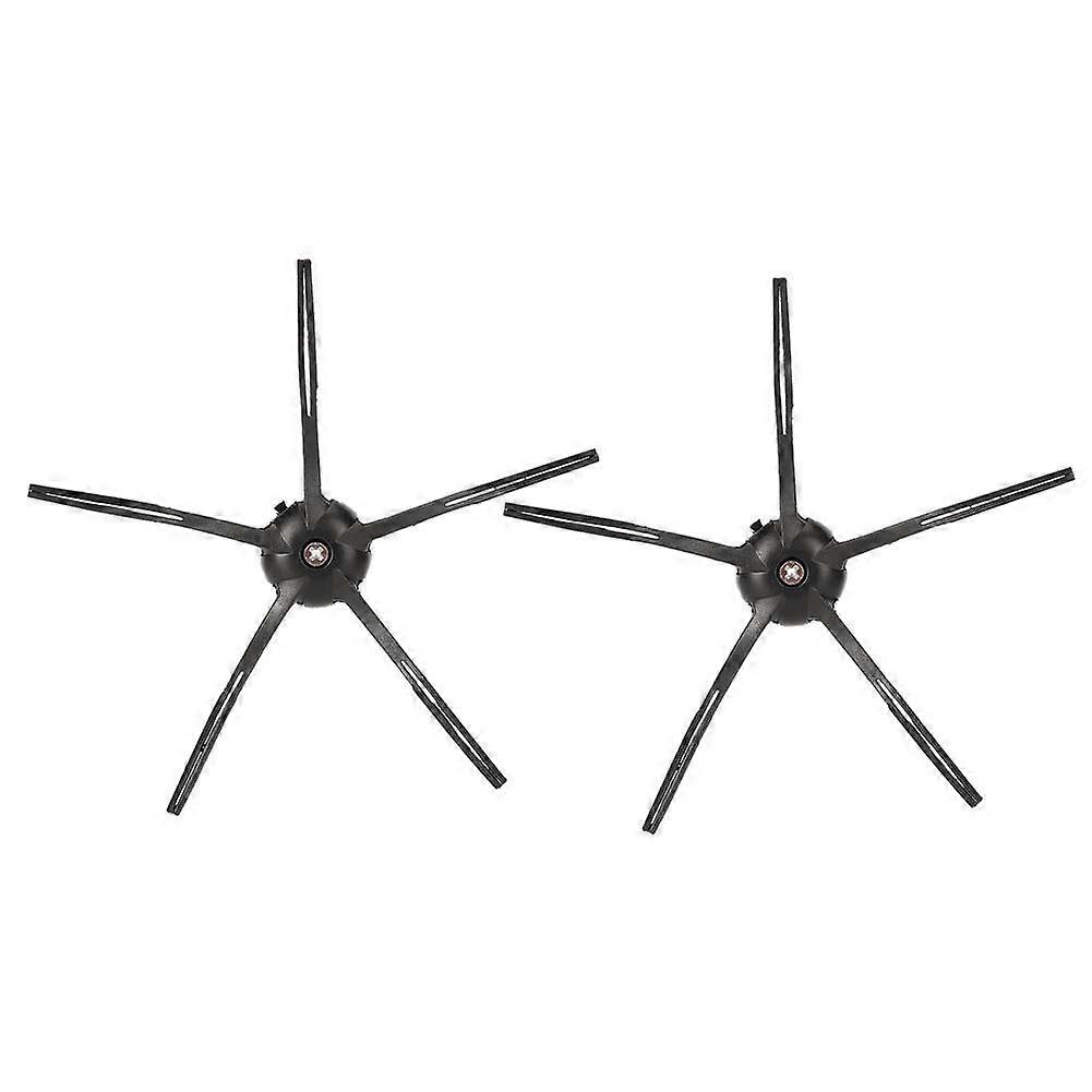 Robot Vacuum Side Brush Replacement 2 Pack for E35 E2 Models, Black, Home Cleaning