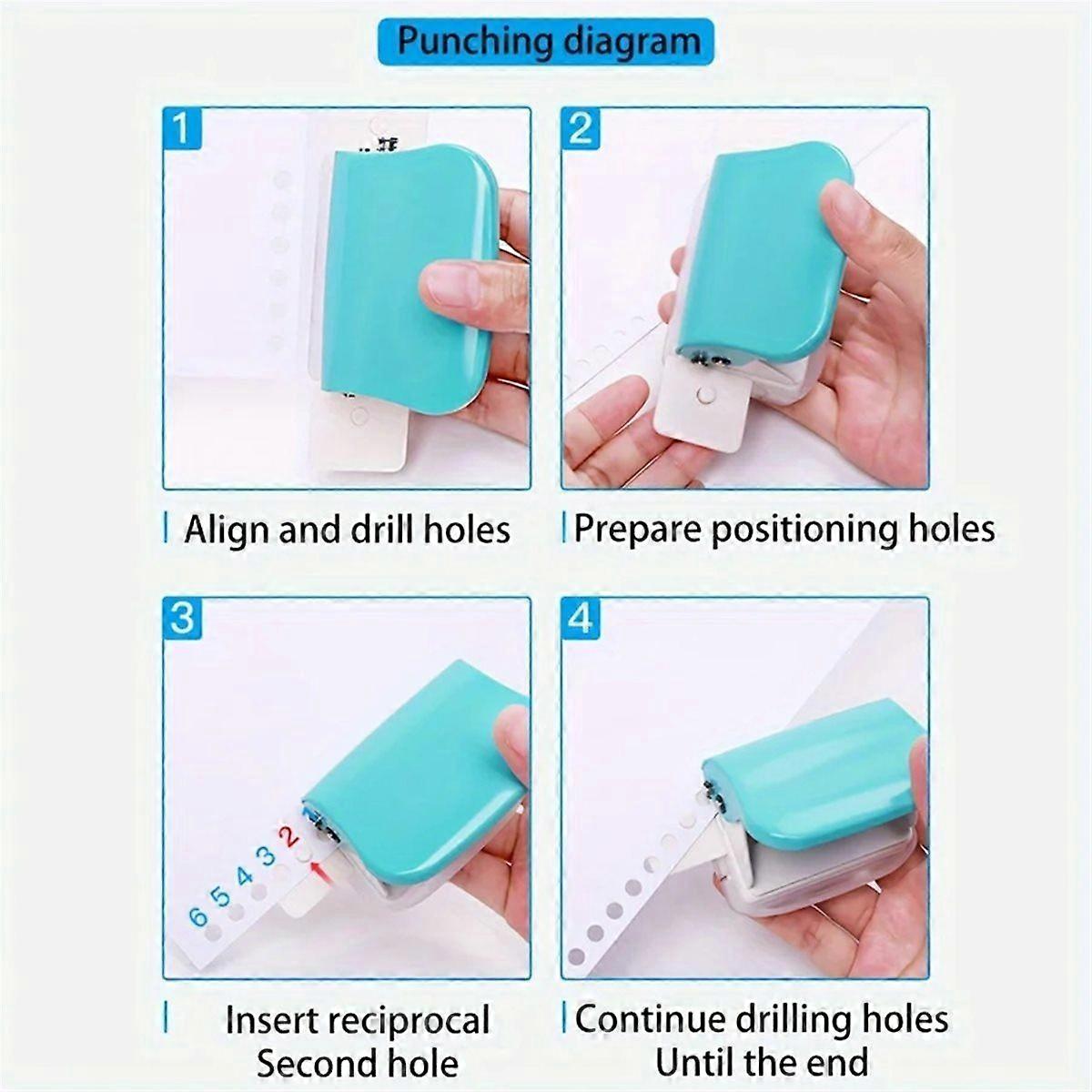 6 Hole Punched, for A4/A5/B5 Notebook Scrapbook