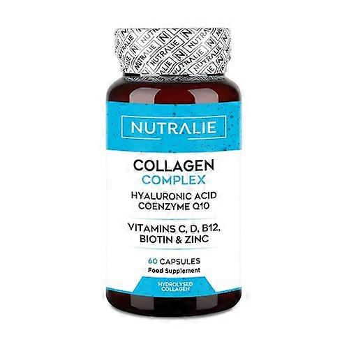 Hydrolyzed collagen complex with hyaluronic acid 60 capsules