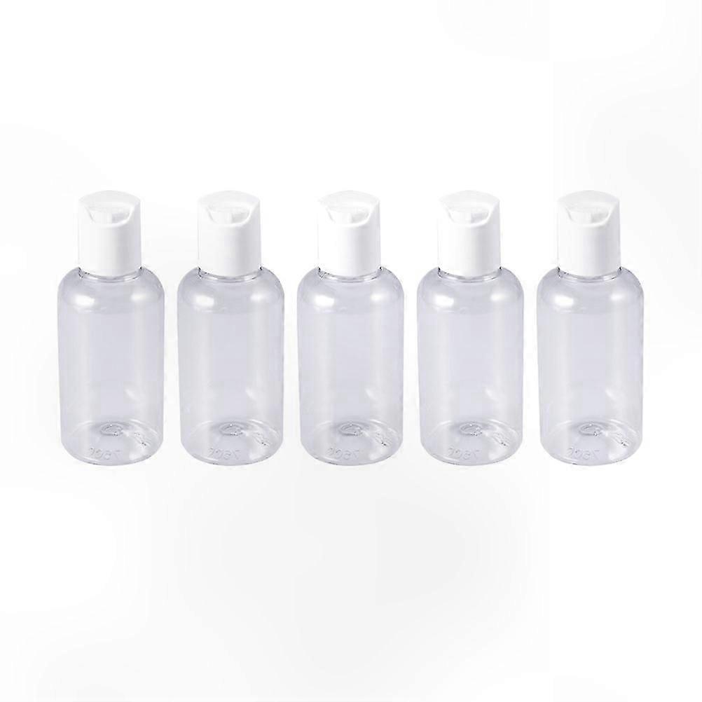 10PCS 75ml Refillable Travel Bottles for Shampoo Cream Lotion Random Color