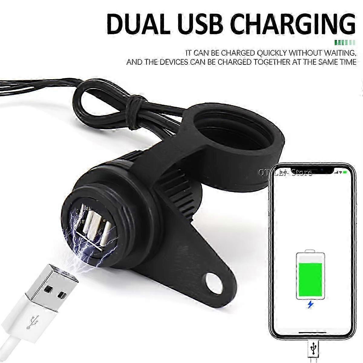 Motorcycle Double USB Interface for BMW F700GS/ADV