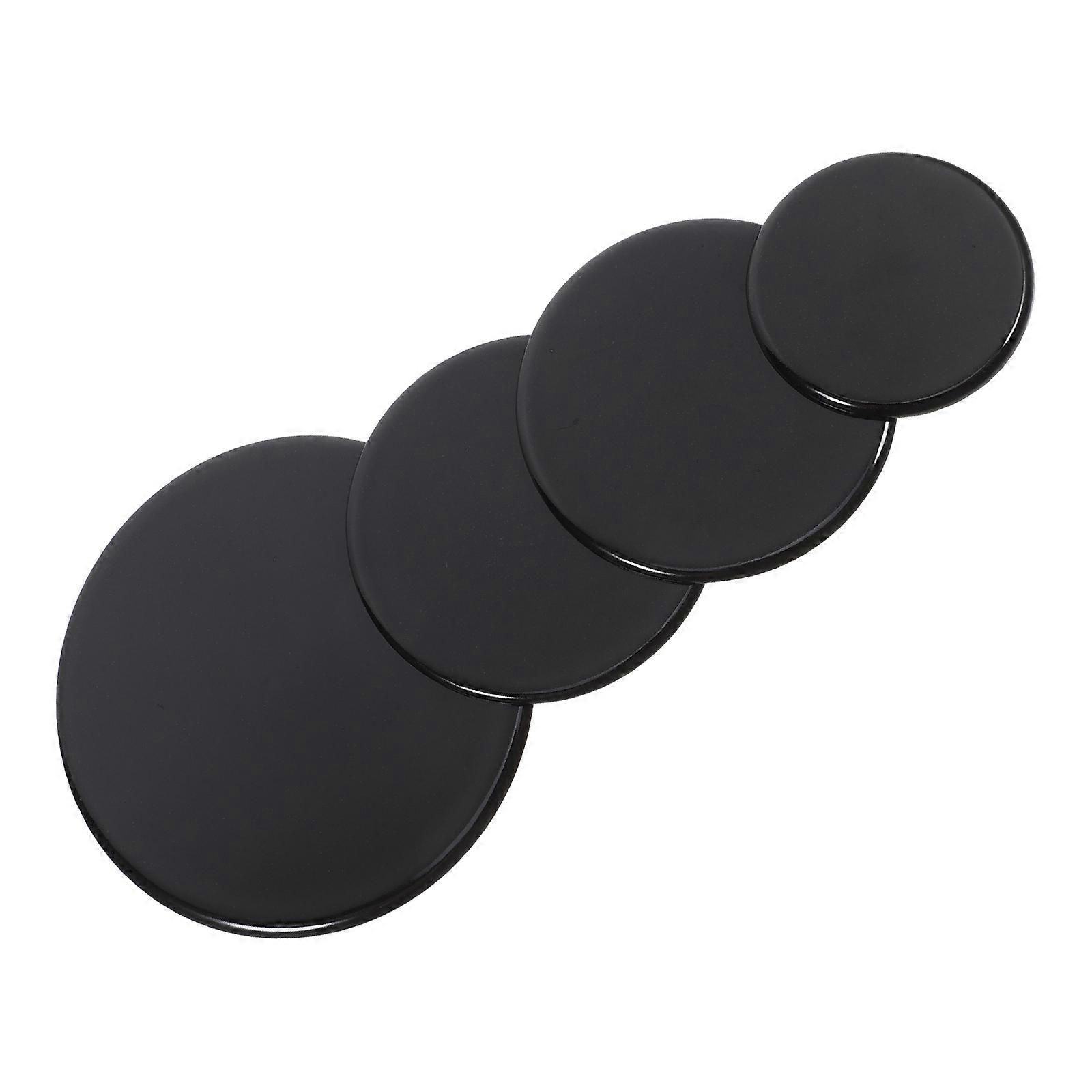 Gas Burner Cap Cover Replacement for Kitchen Stove 4Pcs Black Caps