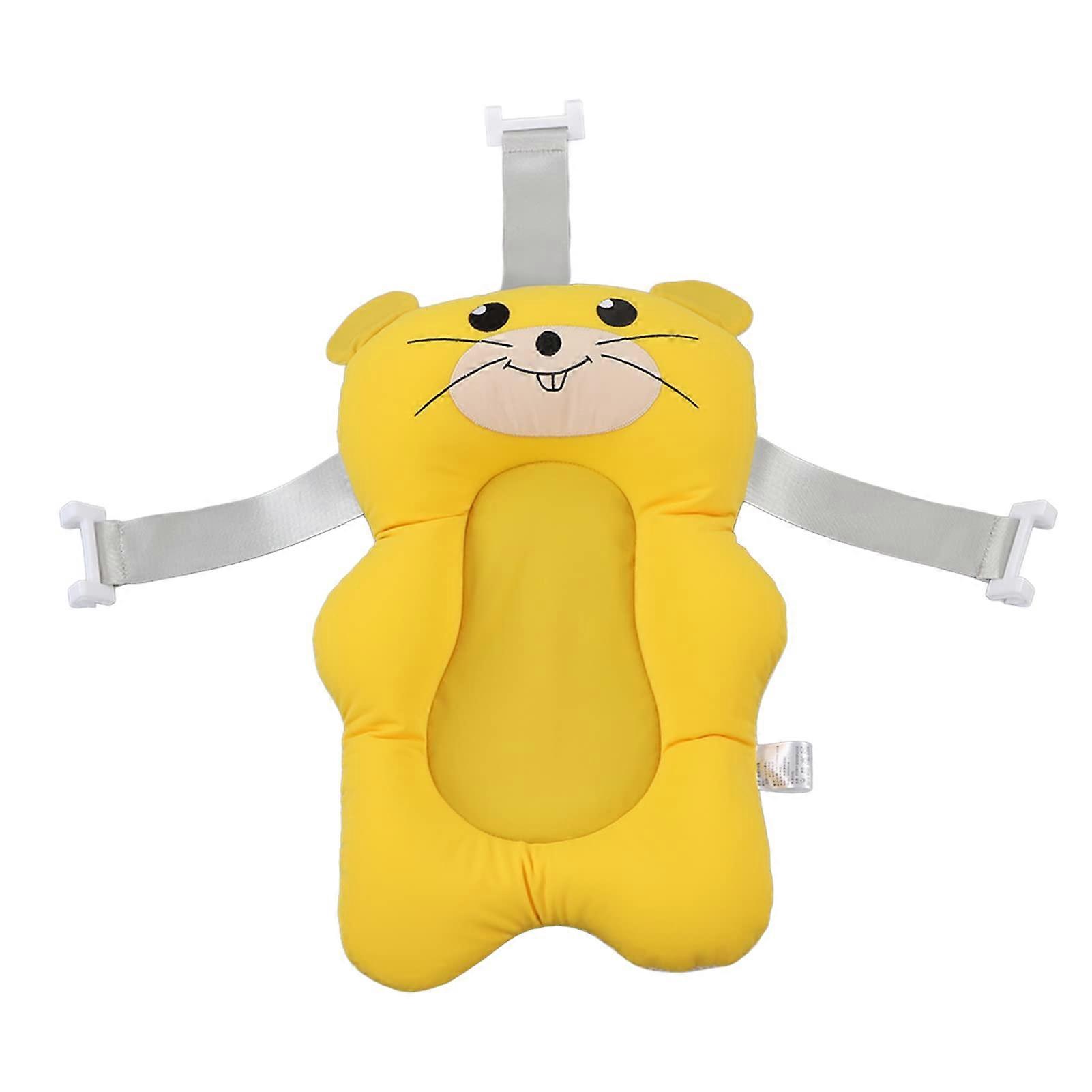 Baby Bath Pillow  Floating Cartoon FilmShaped Head Support, SkinFriendly Soft Fabric, Type B, For Daily Use