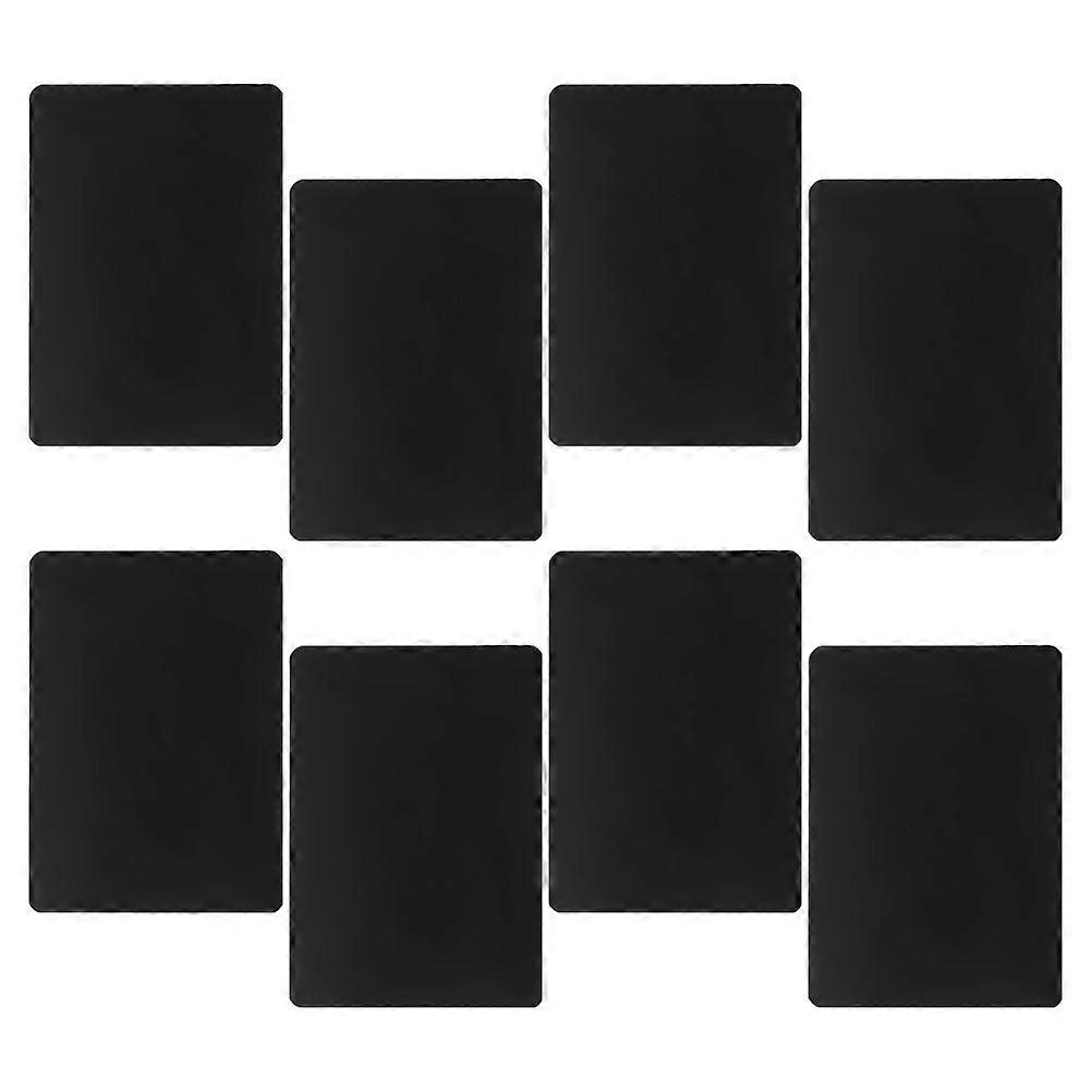 Black Mini Chalkboard Signs for Food Display with 8Pcs Erasable Tags