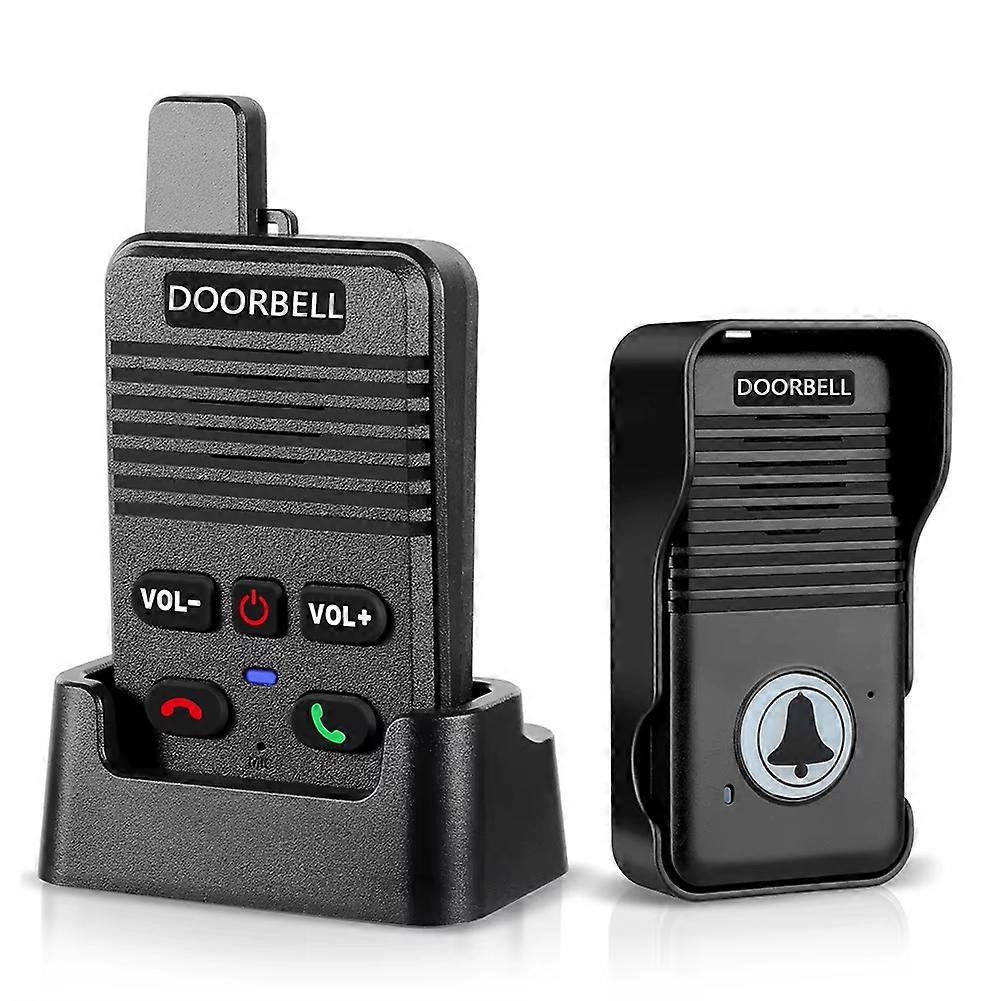 Wireless Voice Duplex Intercom Doorbell House Home Audio with Rechargeable Battery Duplex Door Bell for Factory Office