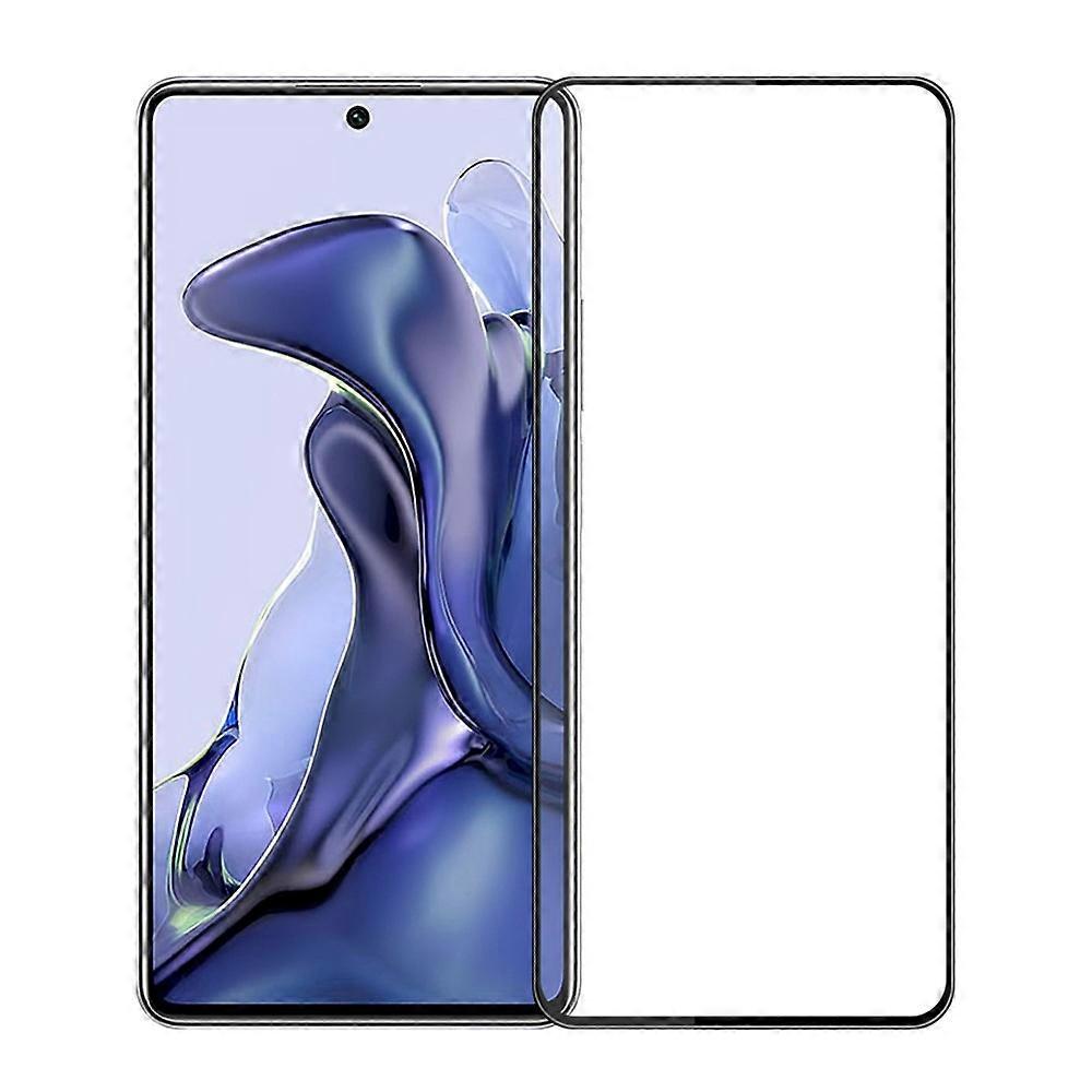 PINWUYO Fingerprint-free Anti-explosion Full Coverage 3D Large Arc Edge Tempered Glass Screen Protector [Full Glue] Compatible For