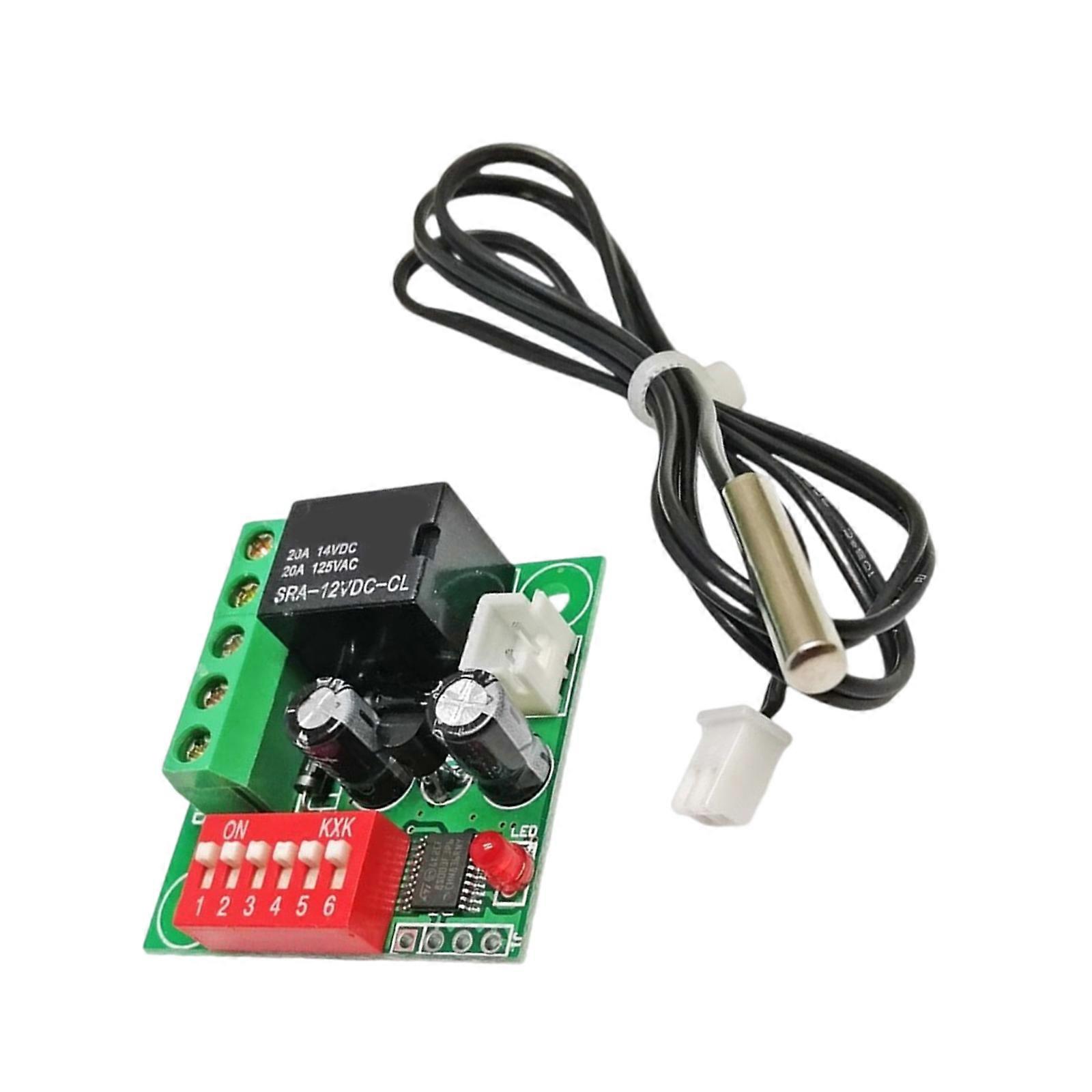 W1701 Digital Temperature Controller Board Digital Thermostat Electronic Temperature Temp Control Module Switches Multicolor