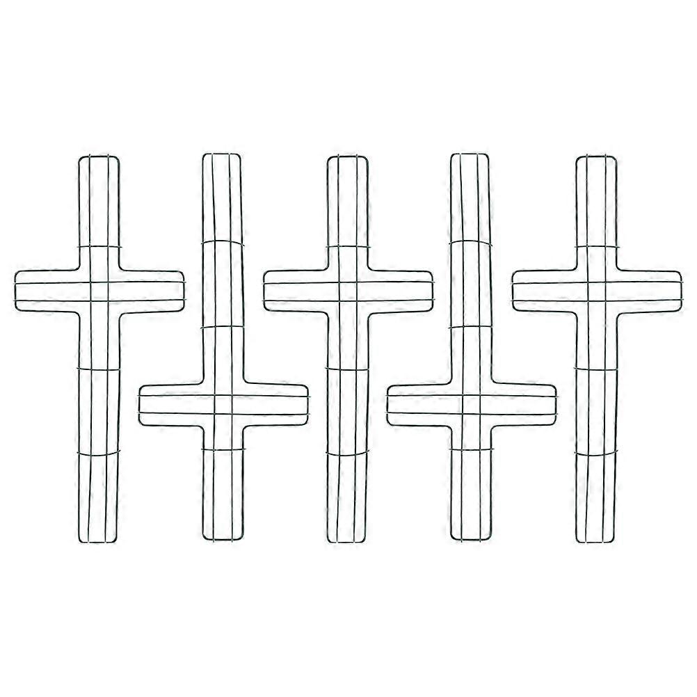 Wreath Frame Iron for Decoration Use 5Pcs Metal Wire Form