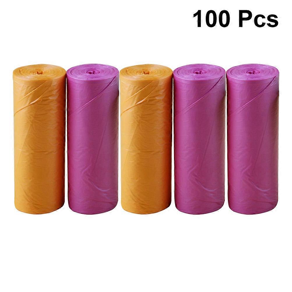 Degradable Trash Bags Made of Synthetic Material for Home Use Assorted Color 45x50cm