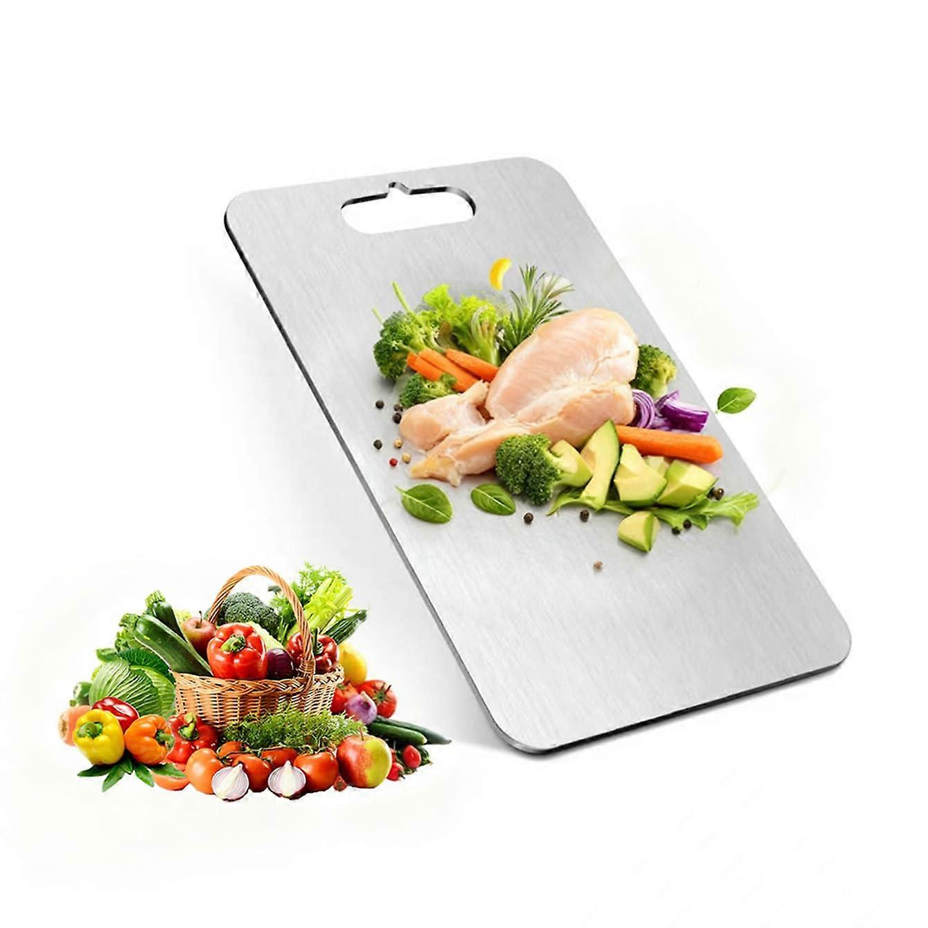 Titanium Cutting Board for Kitchen, BacteriaResistant Surface, Dishwasher Safe, 10.3 x 6.2 in