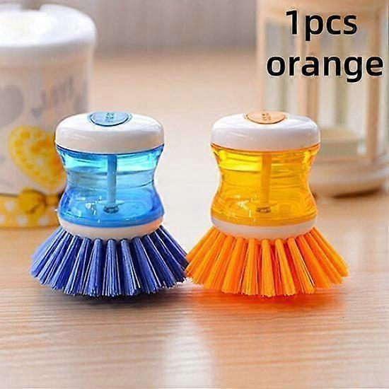 Multifunctional Automatic Soap Dispensing Pot Brush Kitchen Cleaning Scrubber Household Tool