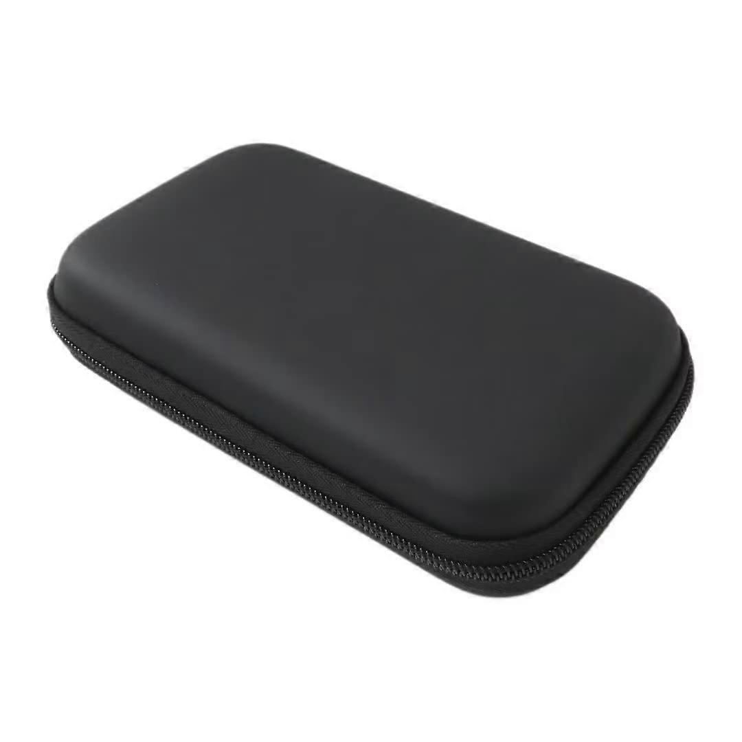 Black Hard Shell Carrying Case with Soft Lining for Travel Protection for Nintendo 3DS and DS Lite
