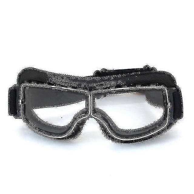Deri Gözlükler Vintage Motosiklet Gözlükleri Vintage Motosiklet Gözlükleri Retro Jet Kask Gözlükleri