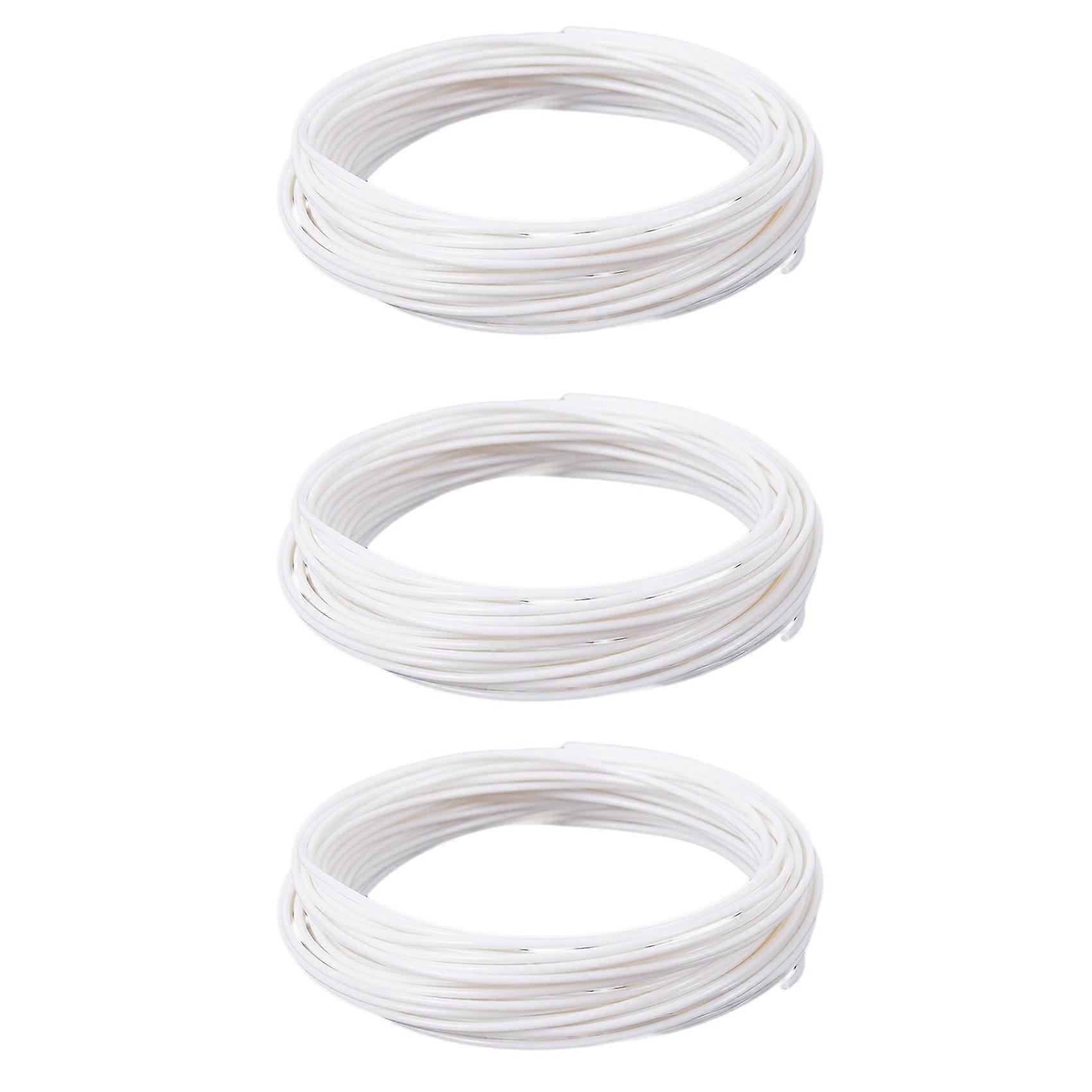3X 3D Printer Pen Filament 1.75mm PLA 10m(White PLA)