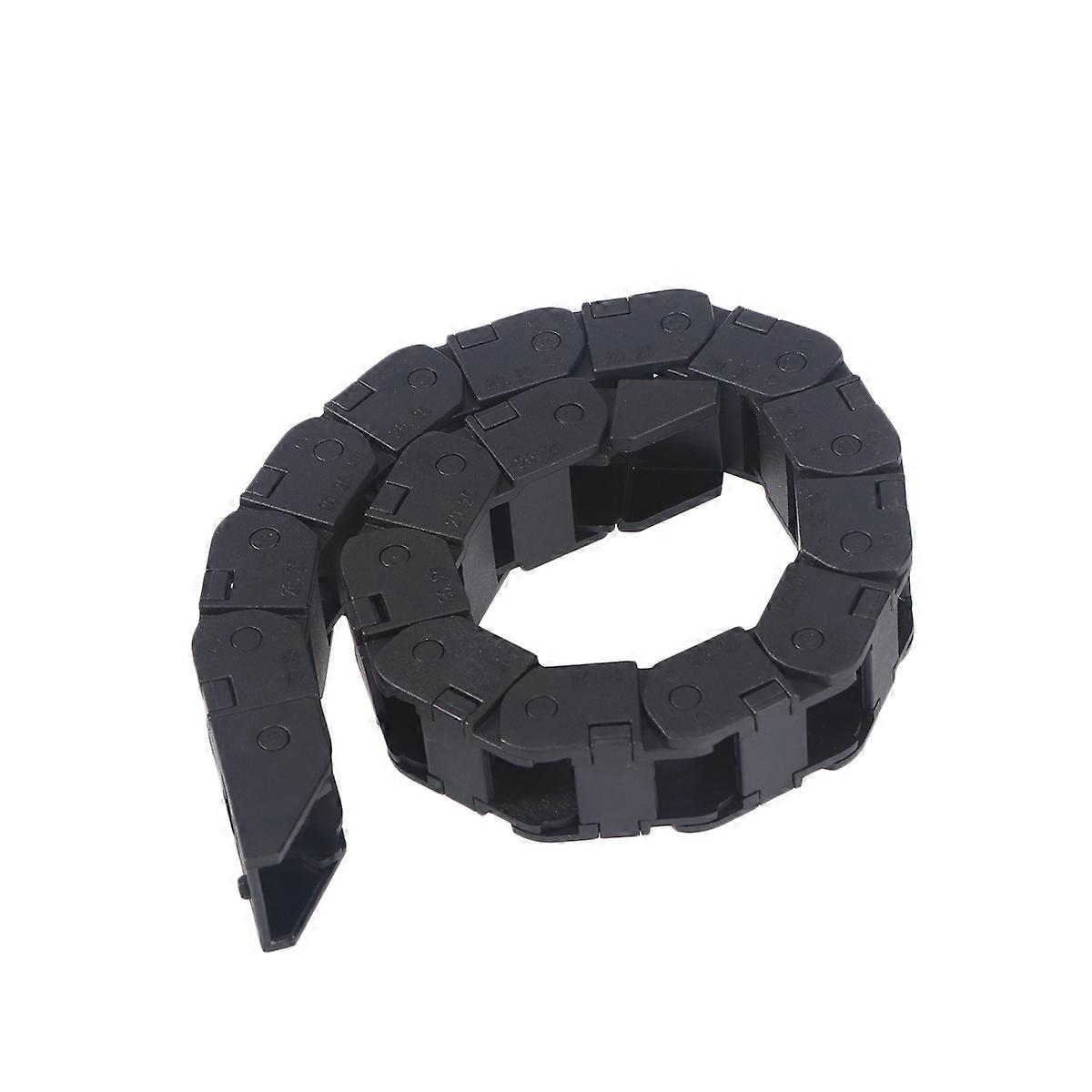 Plastic Drag Chain Wire Carrier Drag Chain for Electric Elevator Black
