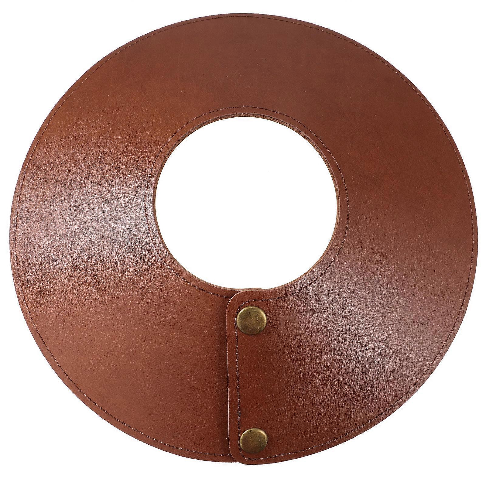 Lampshade for Lamp Use with Dustproof Function 1Pcs Brown Light Accessory